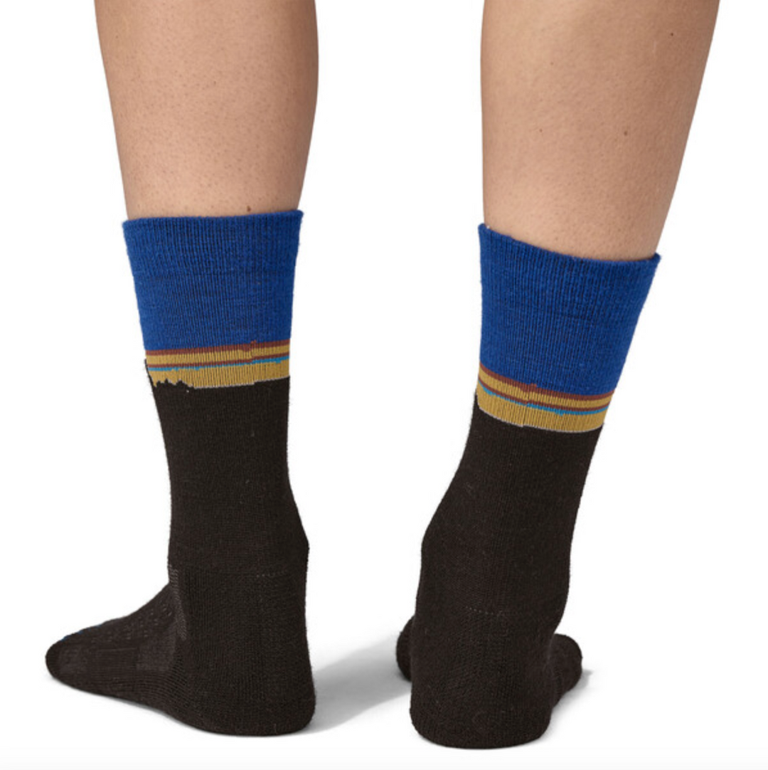 Patagonia Merino Wool Blend Crew Socks - Viking Blue