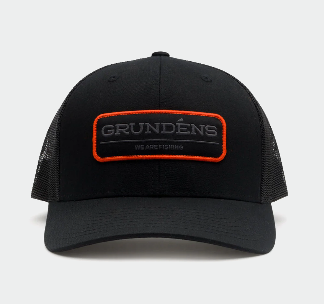 Grundens We Are Fishing Trucker - Solid Black