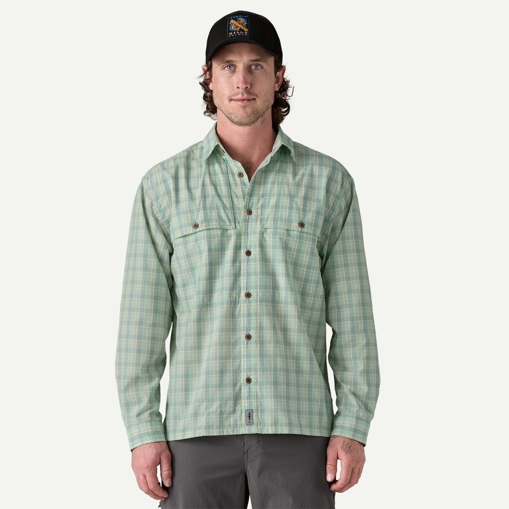 Patagonia Men's Long-Sleeved Island Hopper Shirt - Dipper: Utility Blue Sale