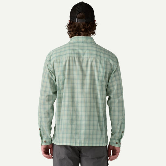 Patagonia Men's Long-Sleeved Island Hopper Shirt - Dipper: Utility Blue Sale