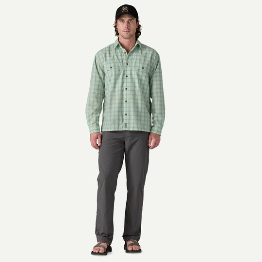 Patagonia Men's Long-Sleeved Island Hopper Shirt - Dipper: Utility Blue Sale