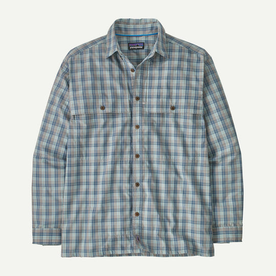 Patagonia Men's Long-Sleeved Island Hopper Shirt - Dipper: Utility Blue Sale
