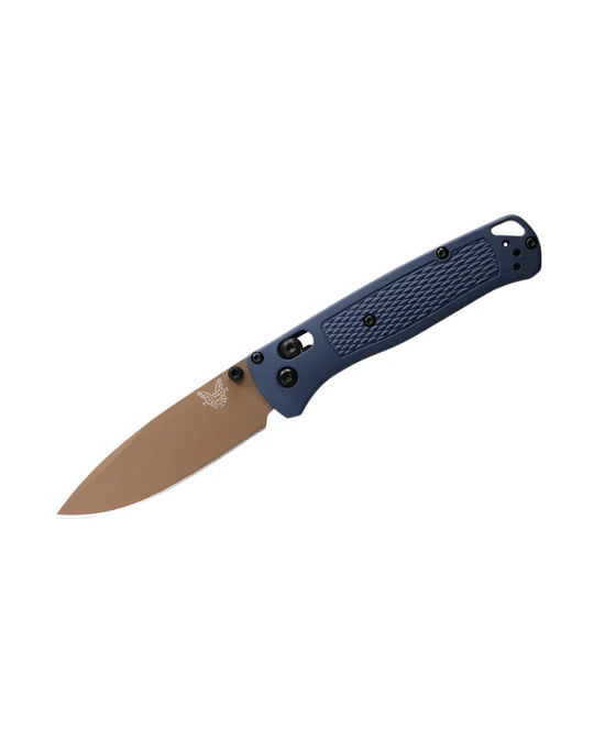 Benchmade Bugout Crater Blue Grivory, open