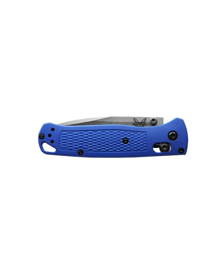 Benchmade Bugout 535 Blue Grivory, blade detail