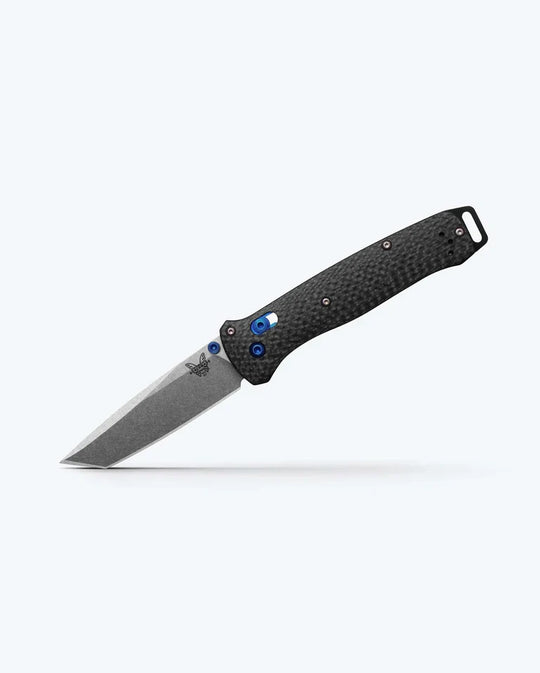 Benchmade Bailout 537-09 carbon fiber M390 tanto, open