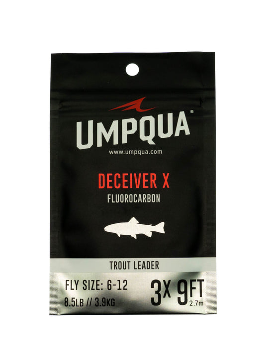 Umpqua Deceiver X Fluorocarbon Fly Fishing Leader 9ft