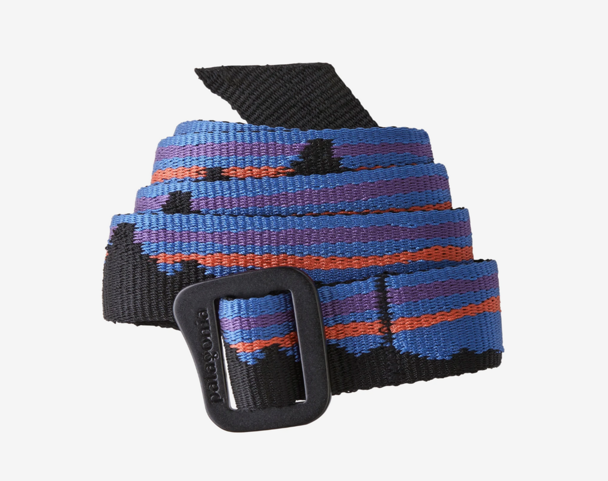 Patagonia Friction Belt -  Fitz Roy Belt: Black