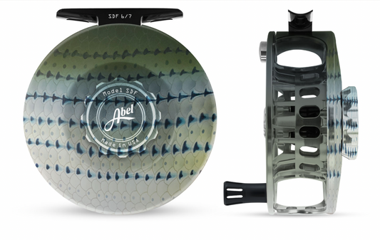 Abel SDS Fly Reel Solid - Bonefish Reel - 7/8 WT with Platinum Alum Handle