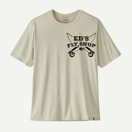 Ed's Fly Shop Logo Tee - Patagonia Capilene Cool Daily Shirt
