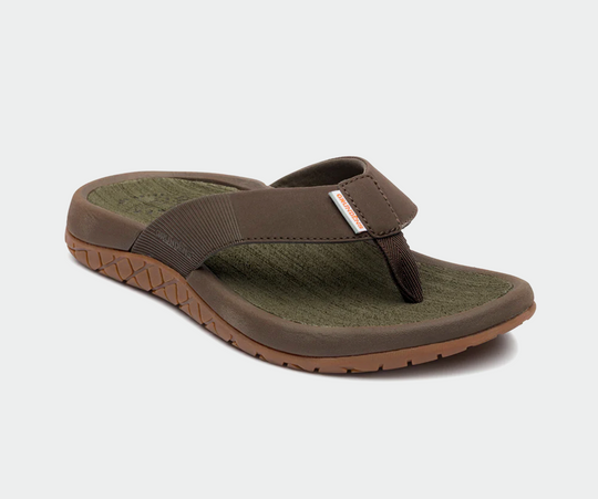 Grundens Fishfinder Sandal - Dark Brown