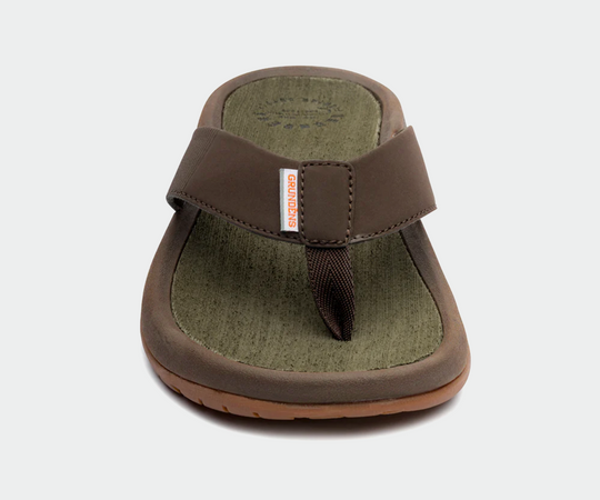 Grundens Fishfinder Sandal - Dark Brown