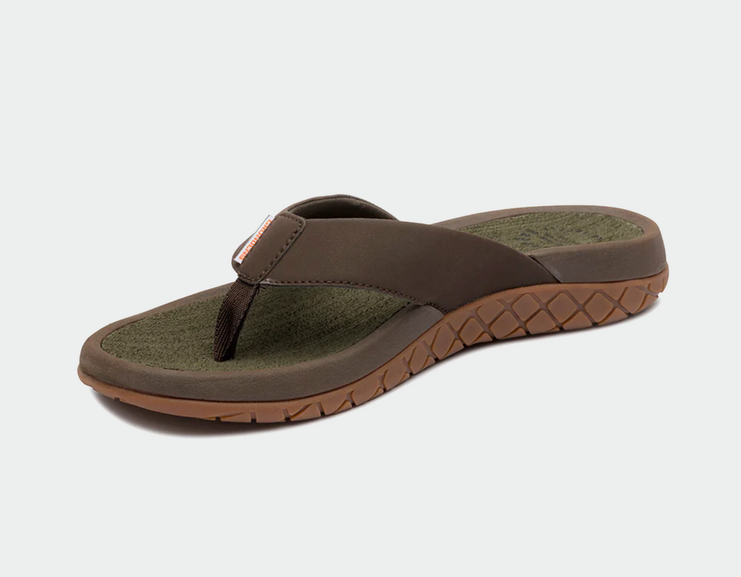 Grundens Fishfinder Sandal - Dark Brown