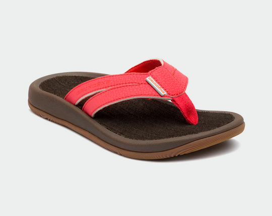 Grundens Women's Deck-Mate 5-Point Sandal - Deep Sea Coral