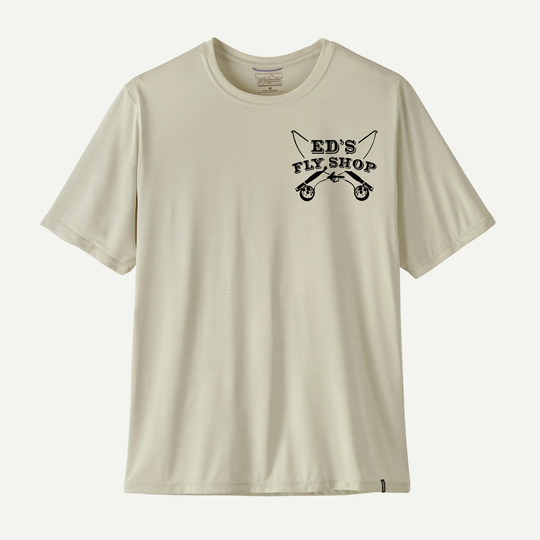 Ed's Fly Shop Logo Tee - Patagonia Capilene Cool Daily Shirt