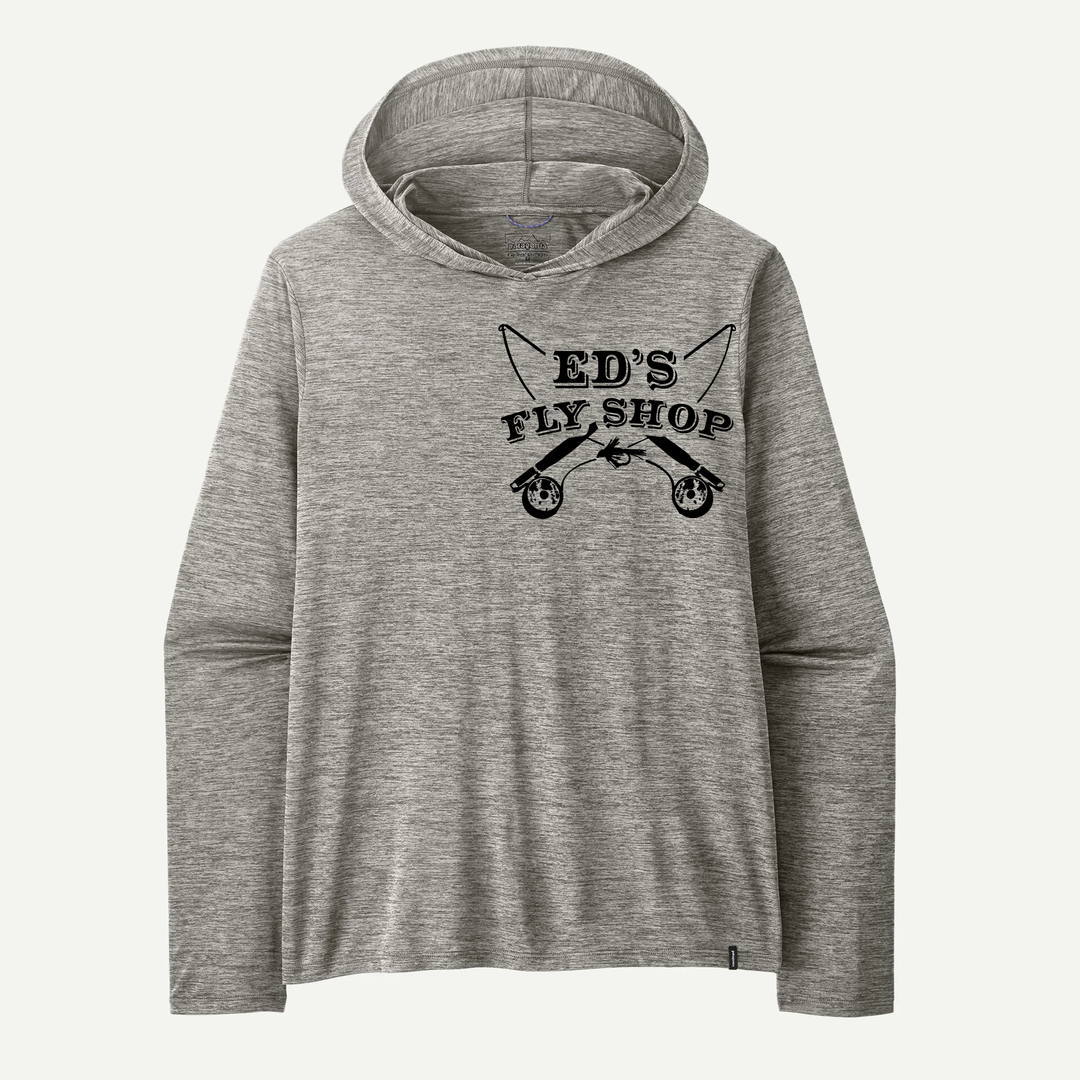 Ed's Fly Shop Logo Hoody - Patagonia Capilene Cool Daily Hoody