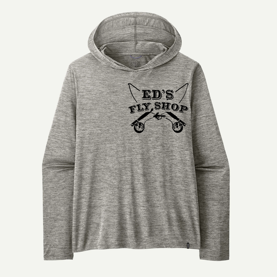 Ed's Fly Shop Logo Hoody - Patagonia Capilene Cool Daily Hoody