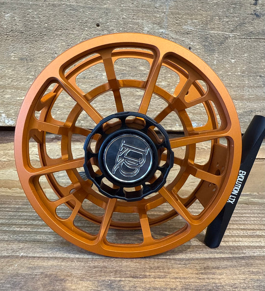 Ross Evolution LTX Fly Reel - Matte Pumpkin - Made in USA