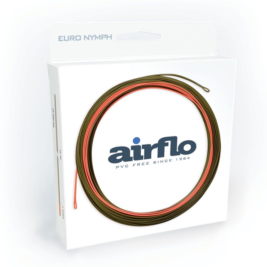 Airflo Super-Dri Euro Nymph Fly Line Olive/Orange