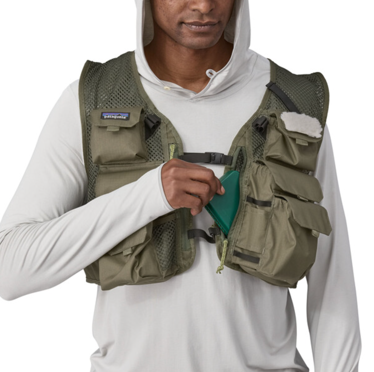 Patagonia Stealth Pack Fly Fishing Vest Basin Green Ed s Fly Shop