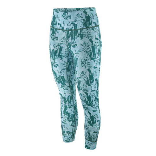Patagonia Women's Tropic Comfort Sun Tights - Cliffs and Waves: Wispy Green Sale