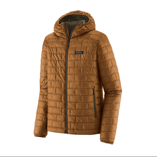 Patagonia Men's Nano Puff® Fitz Roy Trout Hoody - Shelter Brown