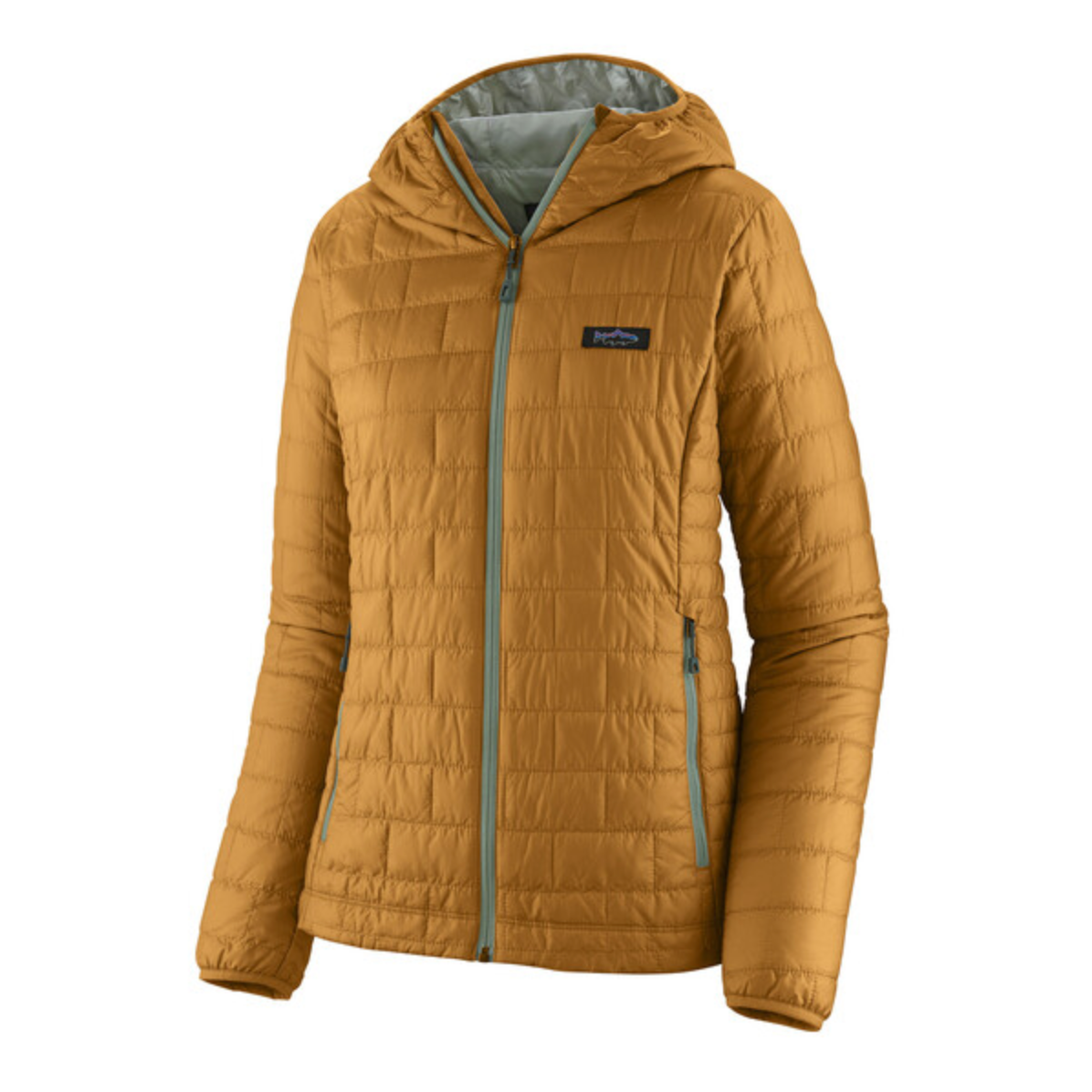 Patagonia Women's Nano Puff® Fitz Roy Trout Hoody - Raptor Brown