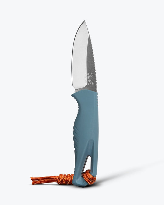 Benchmade Intersect 18050 Depth Blue Santoprene drop-point fixed blade fishing knife