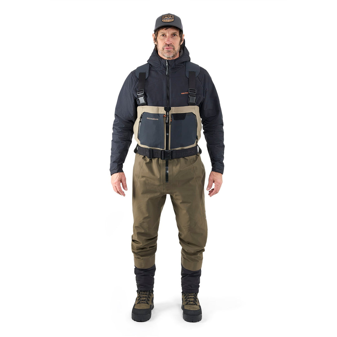 Grundens Men's Boundary Zip Stockingfoot Wader