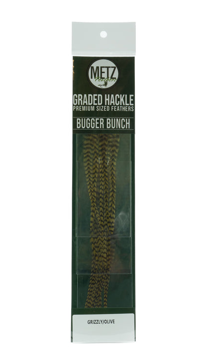 Metz Hackle Bugger Bunch 3PK