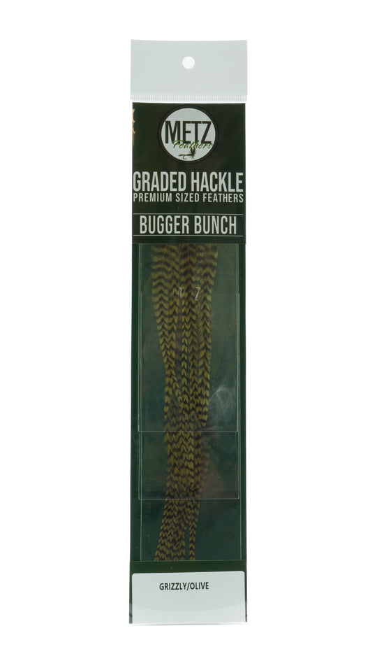 Metz Hackle Bugger Bunch 3PK