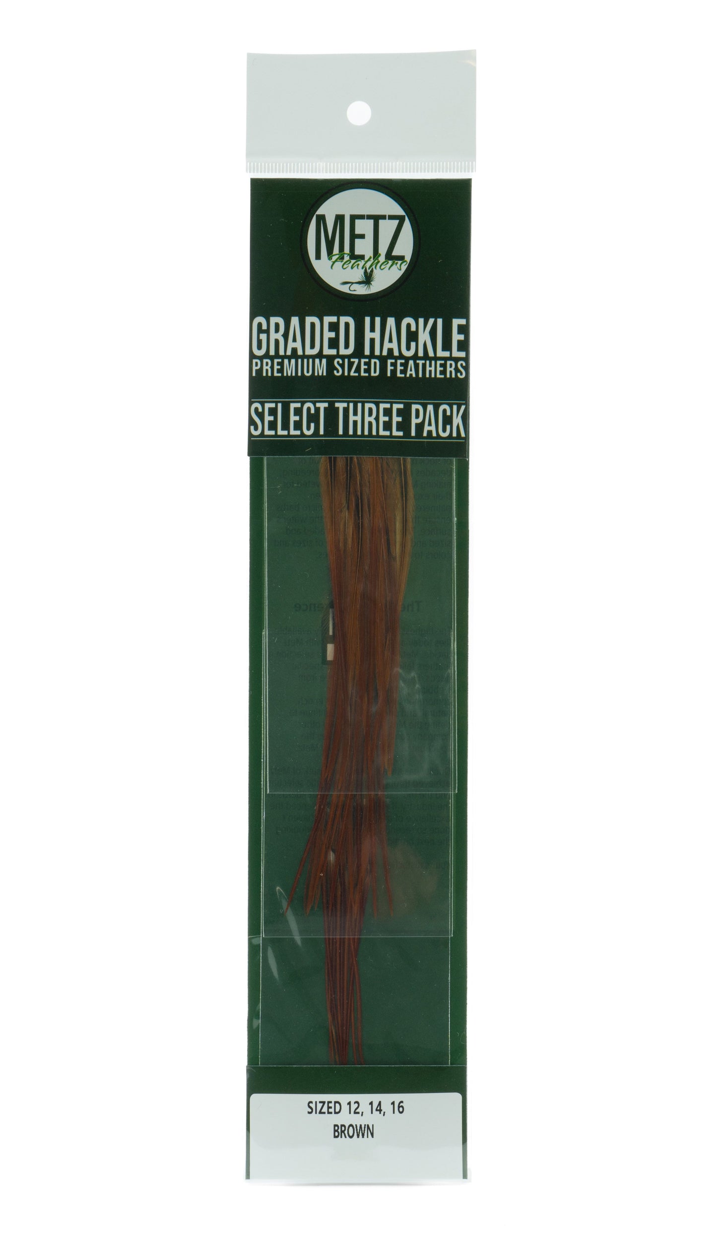 Metz Hackle Select 3PK Brown