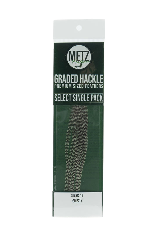 Metz Hackle Select Single Pack - Grizzly