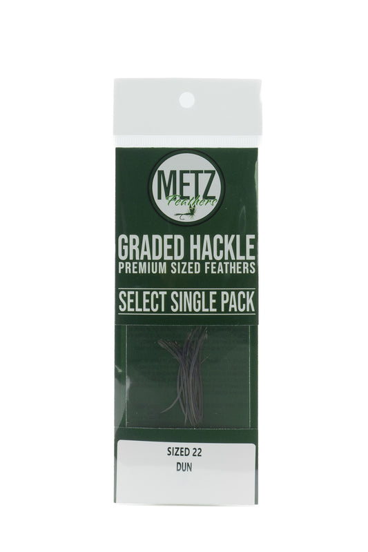 Metz Hackle Select Single Pack - Dun