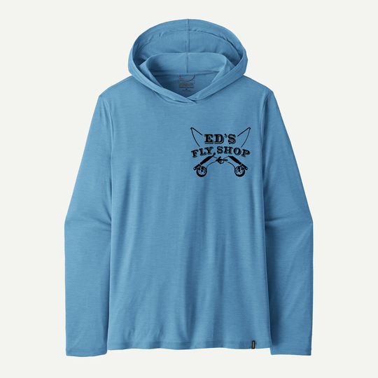 Ed's Fly Shop Logo Hoody - Patagonia Capilene Cool Daily Hoody
