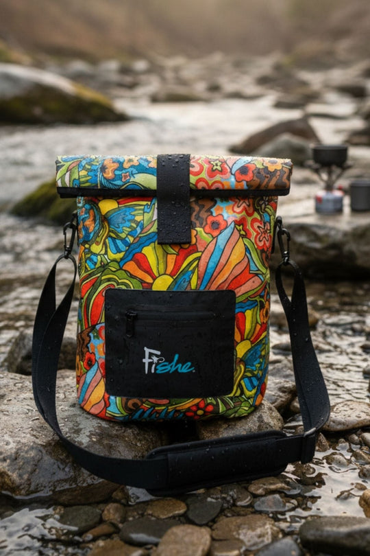 Boho Bass Roll Tote Dry Bag