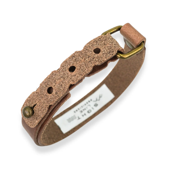 Sight Line Provisions - Bronze || Trout Stargazer - Skinny Bracelet