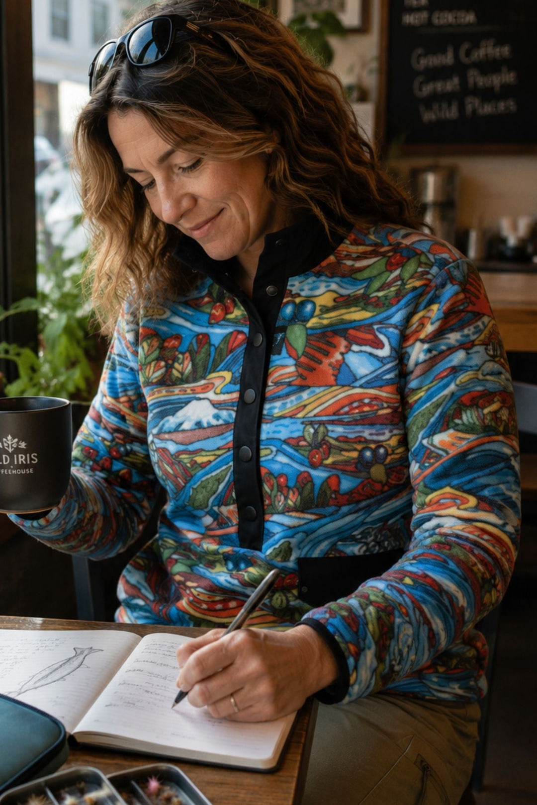 Charvana Riffle Snap Fleece