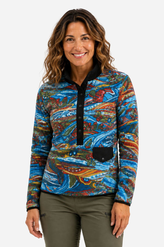 Charvana Riffle Snap Fleece