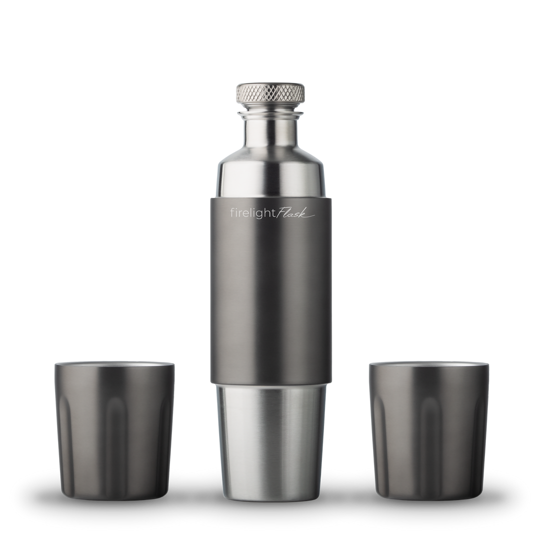 High Camp Firelight Flask 750 in Gunmetal