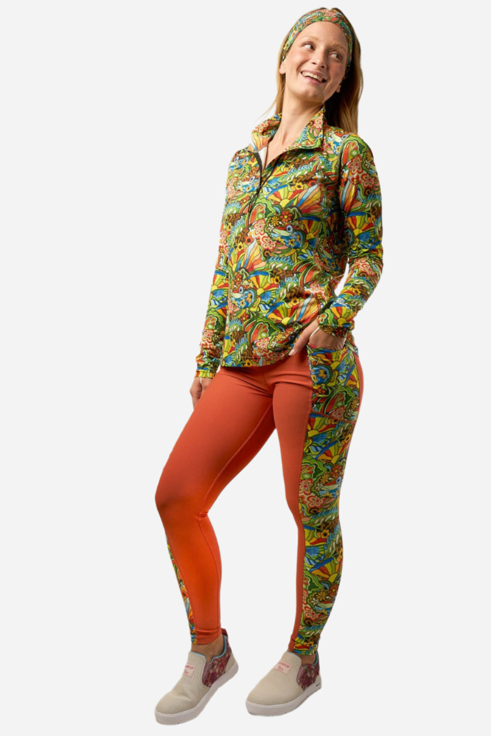 Boho Bass 1/4 Zip Sunshirt