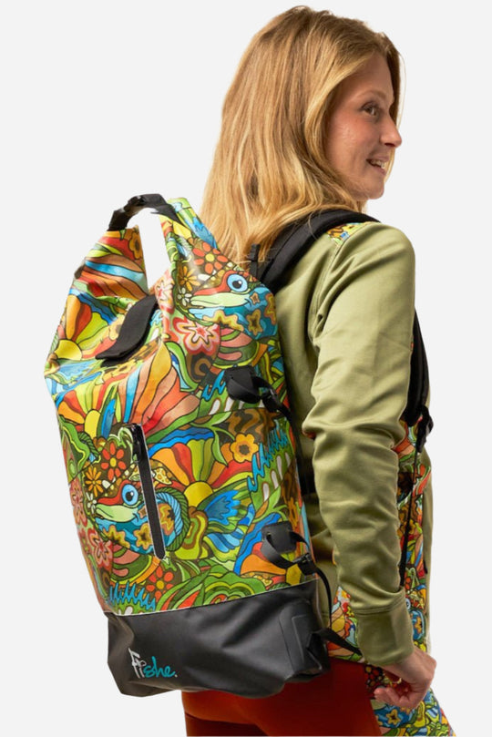 Boho Bass Backpack Dry Bag