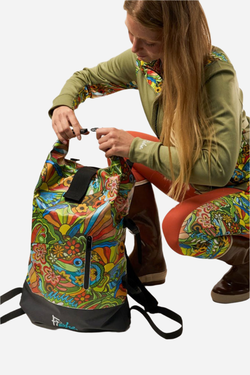 Boho Bass Backpack Dry Bag