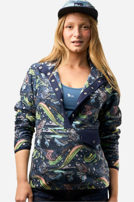 HaliBorealis Riffle Snap Fleece