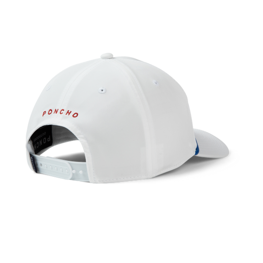 Poncho Outdoors Fly Fishing Hat - White Fly Fishing Hat