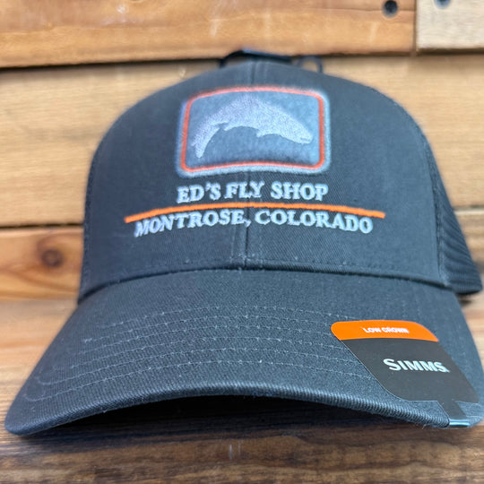 Simms Trout Icon Trucker Eds Fly Shop Logo