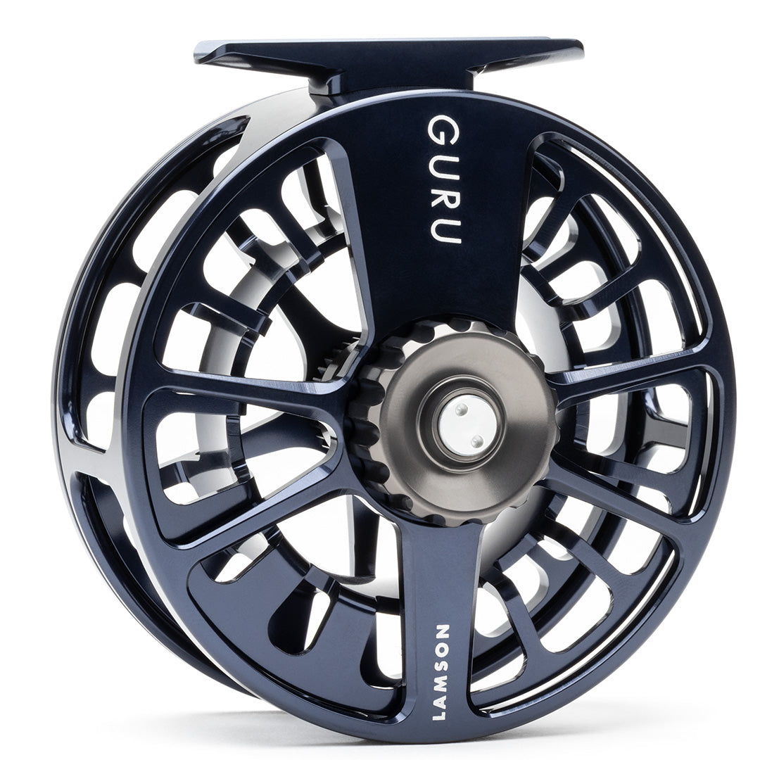 Lamson Guru X HD Fly Reel Blue Steel