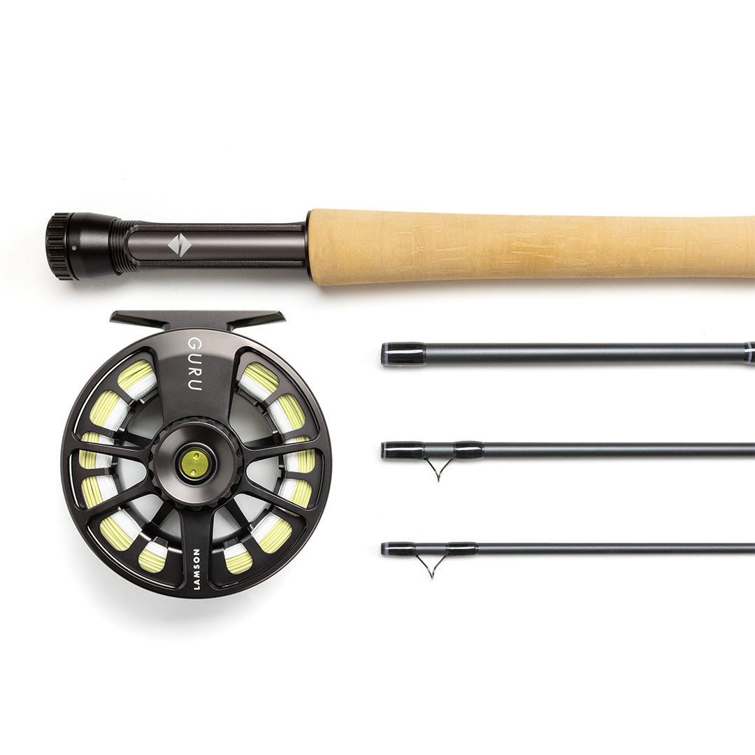 Lamson Guru Outfit With Line 4wt to 6wt