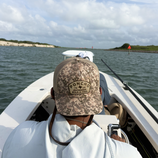 Poncho Outdoors The Game Hat - Dark South Zone Camo Hat