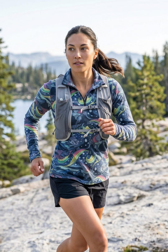 HaliBorealis 1/4 Zip Sunshirt