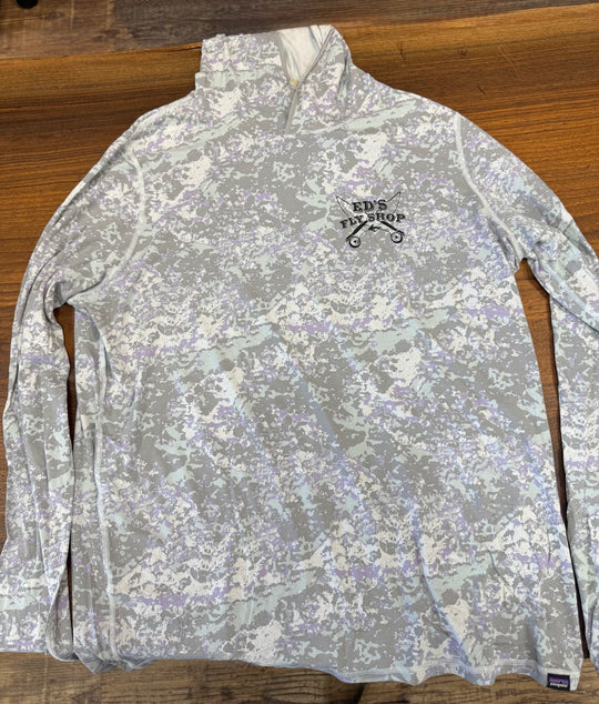 Ed's Fly Shop Patagonia Men's Tropic Comfort Natural Hoody Rock Wash: Thermal Blue